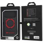 Husa Audi RSQ Carbon Fiber Sport Red Circle cu MagSafe compatibila cu iPhone 18 Pro Max / 17 Pro Max, Negru 5 - lerato.ro