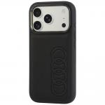 Husa Audi TT Synthetic Leather cu MagSafe compatibila cu iPhone 18 Pro / 17 Pro, Negru 4 - lerato.ro