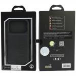Husa Audi TT Synthetic Leather cu MagSafe compatibila cu iPhone 18 Pro / 17 Pro, Negru 6 - lerato.ro