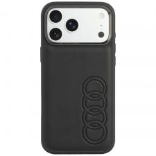 Husa Audi TT Synthetic Leather cu MagSafe compatibila cu iPhone 18 Pro Max / 17 Pro Max, Negru
