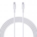 Cablu pentru incarcare si transfer de date Aukey CB-NCL2 , USB Type-C/Lightning, 3A, 1.8m, Alb 2 - lerato.ro