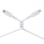 Cablu pentru incarcare si transfer de date Aukey CB-NCL2 , USB Type-C/Lightning, 3A, 1.8m, Alb 4 - lerato.ro