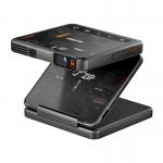 Mini videoproiector portabil Aurzen Zip Trifold Cyber, DLP, Rezolutie video 720p, 100 ANSI, 5000mAh, Difuzoare integrate, Unghi reglabil, USB-C, Dark Grey 2 - lerato.ro