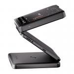Mini videoproiector portabil Aurzen Zip Trifold Cyber, DLP, Rezolutie video 720p, 100 ANSI, 5000mAh, Difuzoare integrate, Unghi reglabil, USB-C, Dark Grey 6 - lerato.ro