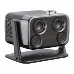 Videoproiector Aurzen Boom Mini, LCD, Rezolutie video 1920 × 1080P, 500 ANSI, Difuzoare integrate 10W, 2x USB-A, 1x HDMI, 1x Iesire audio, WiFi, Bluetooth, Negru 5 - lerato.ro
