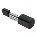 Cilindru electronic pentru usa Avatto SDL-V1-S60, 60 mm, 3 baterii AAA, USB, Negru 2 - lerato.ro