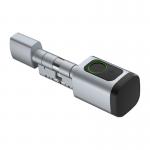 Cilindru electronic pentru usa Avatto SDL-V1-S90, 90 mm, 3 baterii AAA, USB, Silver 2 - lerato.ro