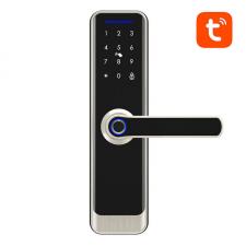 Incuietoare smart Avatto ZSDL-A270-S-ALI-5572, ZigBee, Control Tuya Smart / SmartLife, Amprenta, Digital Lock, IP55, Silver