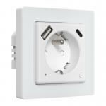 Priza Smart Sonoff Avatto WOT20-FR, Tip FR, Control vocal, Sarcina maxima 3200W, 16A, Compatibila Smart Life / Tuya Smart, 1x USB-A, 1x USB-C, WiFi, Alb 4 - lerato.ro