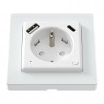 Priza Smart Sonoff Avatto WOT20-FR, Tip FR, Control vocal, Sarcina maxima 3200W, 16A, Compatibila Smart Life / Tuya Smart, 1x USB-A, 1x USB-C, WiFi, Alb 6 - lerato.ro