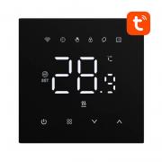 Termostat Smart Avatto WT410-16A-B, Incalzire electrica, Display LED, 16A, Control vocal, WiFi, Tuya, Negru