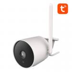 Camera de supraveghere Avatto IPC-OD-01, Exterior, 2MP, Night Vision, Microfon si difuzor incorporate, WiFi, Alb 2 - lerato.ro