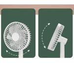 Ventilator pentru birou AWEI F29, 4W, Autonomie 15h, USB-C, Negru 7 - lerato.ro