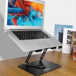 Stand universal laptop AWEI X46, Compatibil cu dispozitive de maxim 16 inch, Negru 3 - lerato.ro