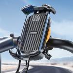 Suport universal bicicleta AWEI X29, Ajustabil, Compatibil cu dispozitive cuprinse intre 4.7 si 6.7 inch, Negru 3 - lerato.ro
