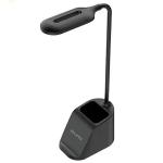 Lampa LED AWEI W20, 5W, 3 niveluri luminozitate, Fnctie de incarcare Wireless 15W, MicroUSB, Negru 2 - lerato.ro