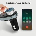Incarcator auto AWEI C-843 cu transmitator FM si Bluetooth 5.0, 1x USB, 1x USB-C, 30W, 3A, Slot MicroSD, Negru 7 - lerato.ro