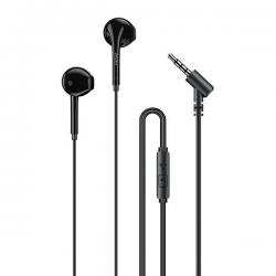 Casti audio cu microfon AWEI PC-7, In-ear, Control pe fir, Jack 3.5mm, Lungime cablu 1.2m, Negru
