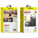 Baterie externa AWEI P101K, 60000 mAh, 22.5W, 3A, 2xUSB-C, 3xUSB-A, Negru 3 - lerato.ro