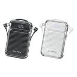 Baterie externa AWEI P89K, 10000 mAh, 38.5W, 3A, Incarcare Wireless 15W, 1x USB-C, 1x USB-A, Negru 2 - lerato.ro