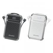 Baterie externa AWEI P89K, 10000 mAh, 38.5W, 3A, Incarcare Wireless 15W, 1x USB-C, 1x USB-A, Negru