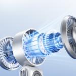 Ventilator portabil Awei F39, 9600 rpm, 3600 mAh, Autonomie 10h, 5 viteze, USB-C, Alb 5 - lerato.ro