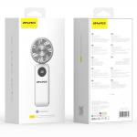 Ventilator portabil Awei F39, 9600 rpm, 3600 mAh, Autonomie 10h, 5 viteze, USB-C, Alb 9 - lerato.ro