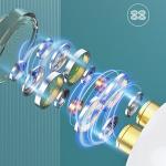 Casti wireless TWS AWEI T12, Bluetooth 5.1, 390 mAh, Autonomie 4h, IPX6, Alb 5 - lerato.ro