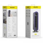 Ventilator pentru birou AWEI F52, 2300 RPM, Autonomie 12h, 3600mAh, USB-C, Gri 3 - lerato.ro