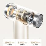 Ventilator portabil AWEI F40 3-in-1, 2A, 3300 mAh, 82000 rpm, 4 viteze, Bej 10 - lerato.ro