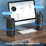 Boxa portabila AWEI Y370, Bluetooth 5.0, 3600 mAh, 20W, AUX, USB-A, USB-C, Negru 5 - lerato.ro