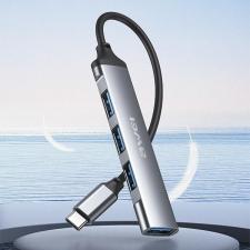 Hub multifunctional 4in1 AWEI CL-150T USB-C la 4xUSB 2.0, Gri