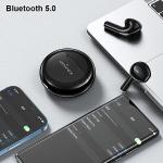 Casti wireless AWEI T17, Bluetooth 5.0, Autonomie 2.5h, 250mAh, Alb 5 - lerato.ro