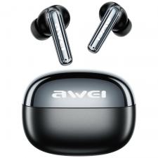 Casti telefoane, Casti wireless AWEI T92, ANC, ENC, Bluetooth 5.4, Autonomie 6h, USB-C, Negru, lerato.ro