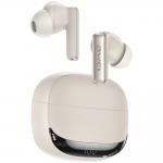 Casti wireless AWEI TA19, TWS, ANC, Bluetooth 6.0, Autonomie 7h, USB-C, Bej 2 - lerato.ro