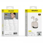 Casti wireless AWEI TA19, TWS, ANC, Bluetooth 6.0, Autonomie 7h, USB-C, Bej 4 - lerato.ro