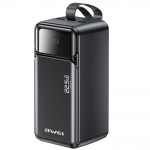 Baterie externa portabila Awei PA-106, 50000 mAh, 22.5W, 3A, 2x USB-C, 2x USB-A, Display LED, Negru 2 - lerato.ro