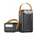 Baterie externa portabila Awei PA-82, 65W, 60000 mAh, 2x USB-C, 3x USB-A, Display LED, Lanterna LED, Negru 3 - lerato.ro