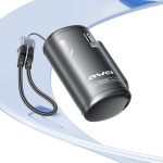 Baterie externa portabila Awei WP-117, 22.5W, 10000 mAh, 2x USB-C, Negru 3 - lerato.ro