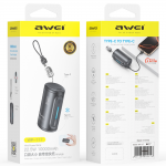 Baterie externa portabila Awei WP-117, 22.5W, 10000 mAh, 2x USB-C, Negru 4 - lerato.ro