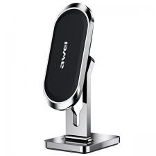 Suport auto universal AWEI X19, Dashboard Mount, Compatibil MagSafe, Rotire 360 grade, Silver