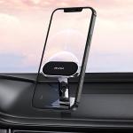 Suport auto universal AWEI X19, Dashboard Mount, Compatibil MagSafe, Rotire 360 grade, Silver 3 - lerato.ro