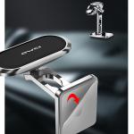 Suport auto universal AWEI X19, Dashboard Mount, Compatibil MagSafe, Rotire 360 grade, Silver 7 - lerato.ro