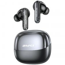 Casti telefoane, Casti wireless AWEI T229, ANC, Functii AI, Bluetooth 6.0, AUtonomie 6h, USB-C, Gunmetal, lerato.ro