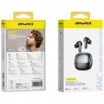 Casti wireless AWEI T229, ANC, Functii AI, Bluetooth 6.0, AUtonomie 6h, USB-C, Gunmetal 3 - lerato.ro