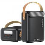 Baterie externa portabila AWEI PA-83, 80000 mAh, 2x USB-C, 3x USB-A, Negru 2 - lerato.ro