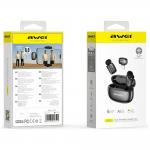 Set 3 microfoane tip lavaliera AWEI MK5 Duo, Omnidirectional, Receptor cu USB-C, Autonomie 5h, Wireless, Negru 8 - lerato.ro