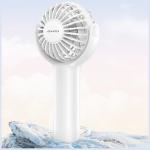 Ventilator portabil AWEI F42, 6600rpm, 1200mAh, 3 trepte de viteza, USB-C, Alb 3 - lerato.ro