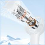 Ventilator portabil AWEI F42, 6600rpm, 1200mAh, 3 trepte de viteza, USB-C, Alb 5 - lerato.ro