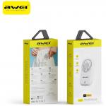 Ventilator portabil AWEI F57, Constructie compacta, Alb 6 - lerato.ro